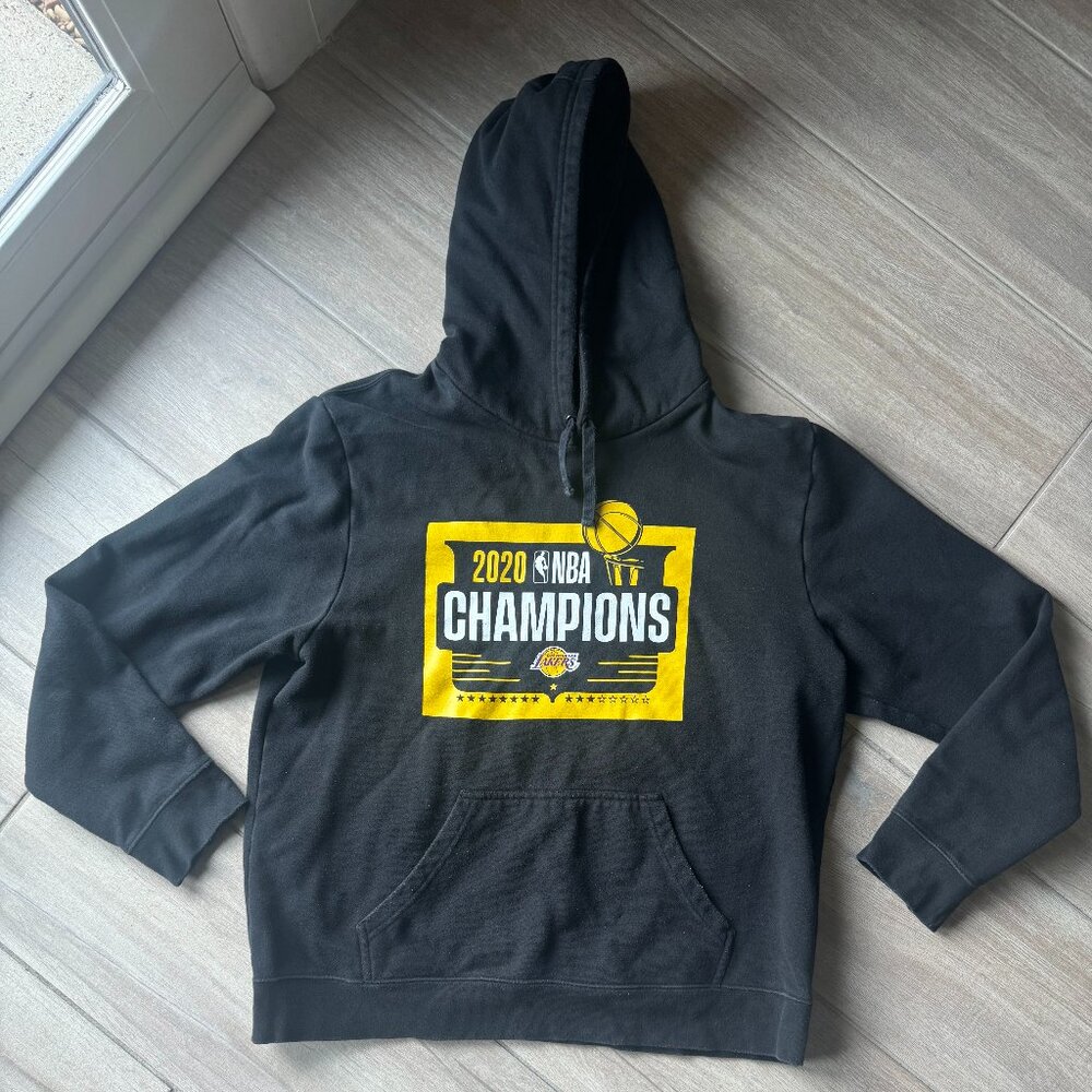 LA Lakers 2020 NBA Champions Black Hoodie Fanatics Unisex XL
